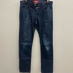 Lucky Brand 121 Heritage Slim Dark Wash Jean - 31x34